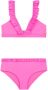Shiwi triangel bikini Bella met ruches roze Meisjes Gerecycled polyester (duurzaam) 146 152 - Thumbnail 1