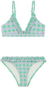 Shiwi triangel bikini Blake met ruches groen paars