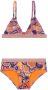 Shiwi triangel bikini Luna oranje paars Meisjes Gerecycled polyester All over print 146 152 - Thumbnail 1
