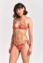 Shiwi voorgevormde triangel bikinitop Liz rood roze - Thumbnail 1