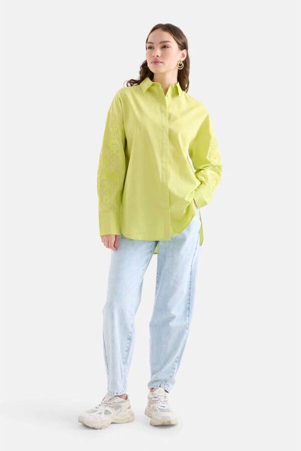 Shoeby blouse limegroen