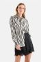 Shoeby blouse met zebraprint zwart wit - Thumbnail 1