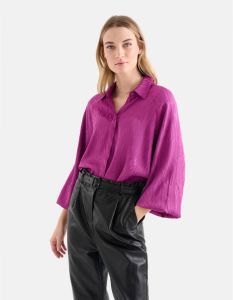 Shoeby Eksept blouse met jacquard roze