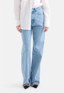 Shoeby Eksept high waist wide leg jeans light blue denim