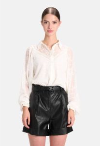 Shoeby Eksept semi-transparante blouse met borduursels ecru