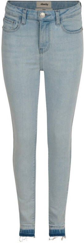 Shoeby high waist skinny jeans bleached Blauw Meisjes Stretchdenim Effen 104 - Foto 2