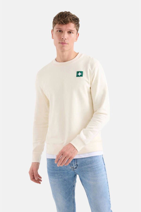 Shoeby sweater met backprint ecru