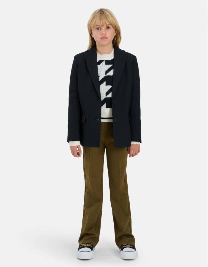 Shoeby blazer Solid zwart