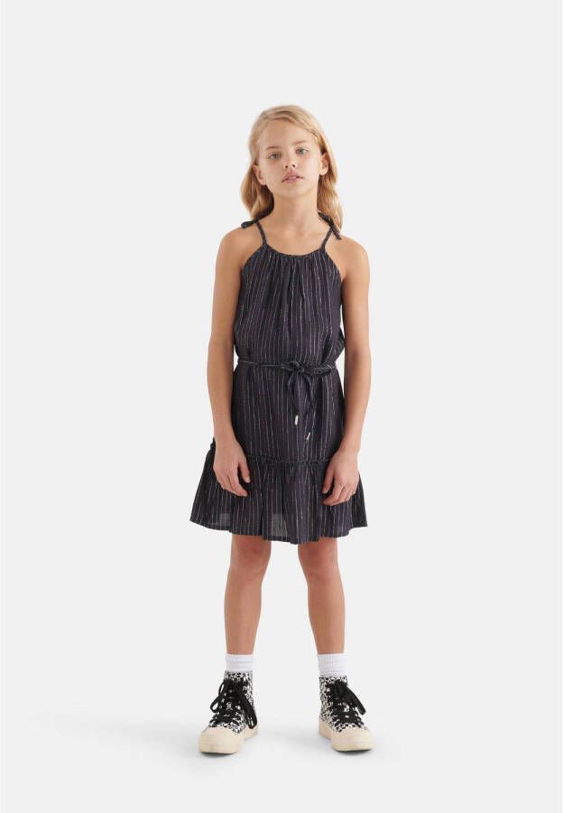 Shoeby jurk zwart Meisjes Viscose Ronde hals 110 116