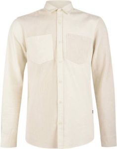 Shoeby Refill corduroy regular fit overhemd Wade met textuur offwhite