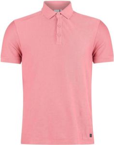 Shoeby Refill polo Twill met textuur pink