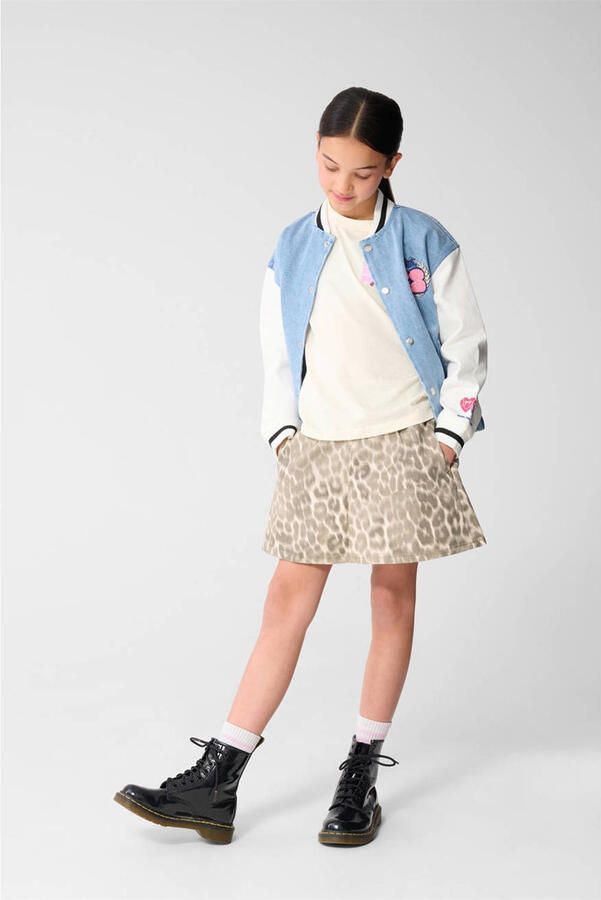 Shoeby A-lijn rok met panterprint bruin - Foto 2