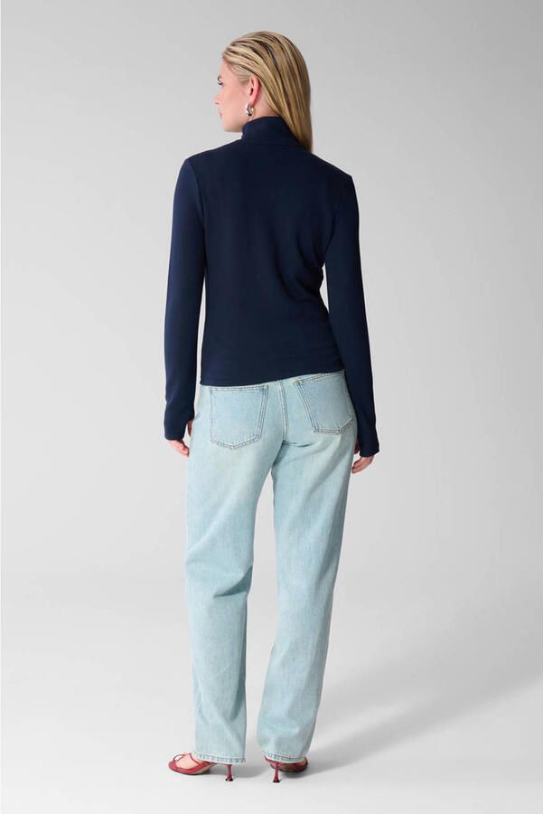 Shoeby aansluitende top donkerblauw - Foto 3