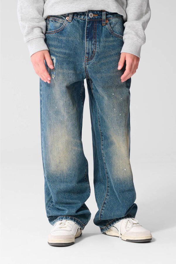 Shoeby baggy jeans donkerblauw