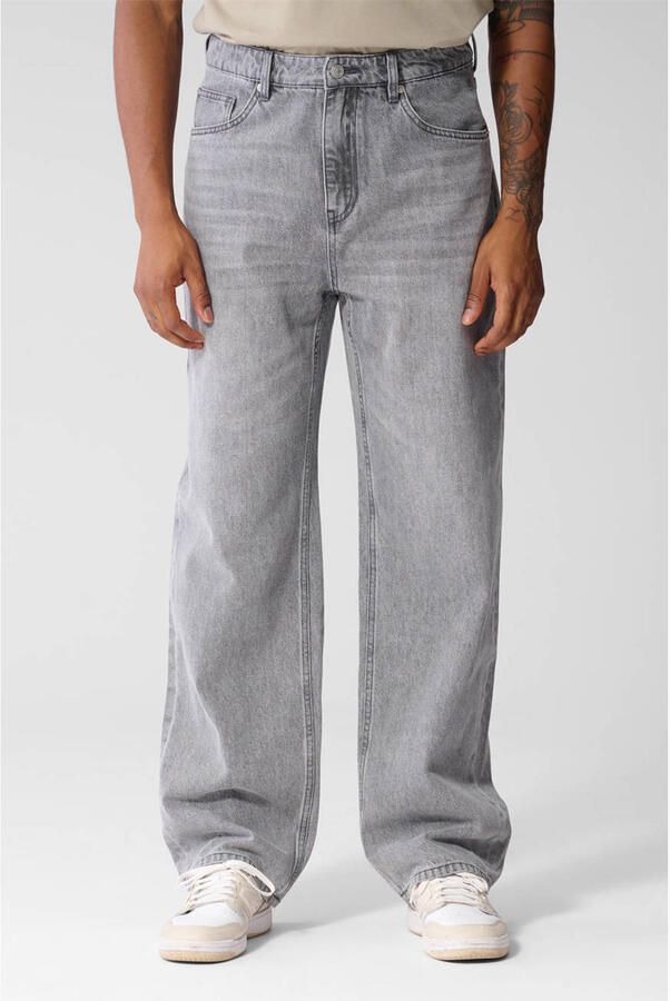 Shoeby baggy jeans grijs
