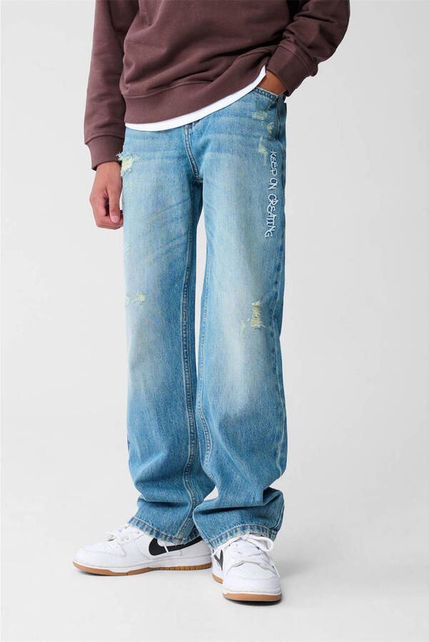 Shoeby baggy jeans medium blue denim