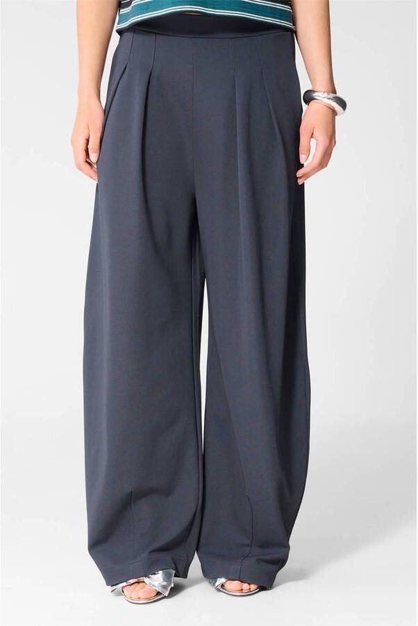 Shoeby high waist ballonbroek donkerblauw