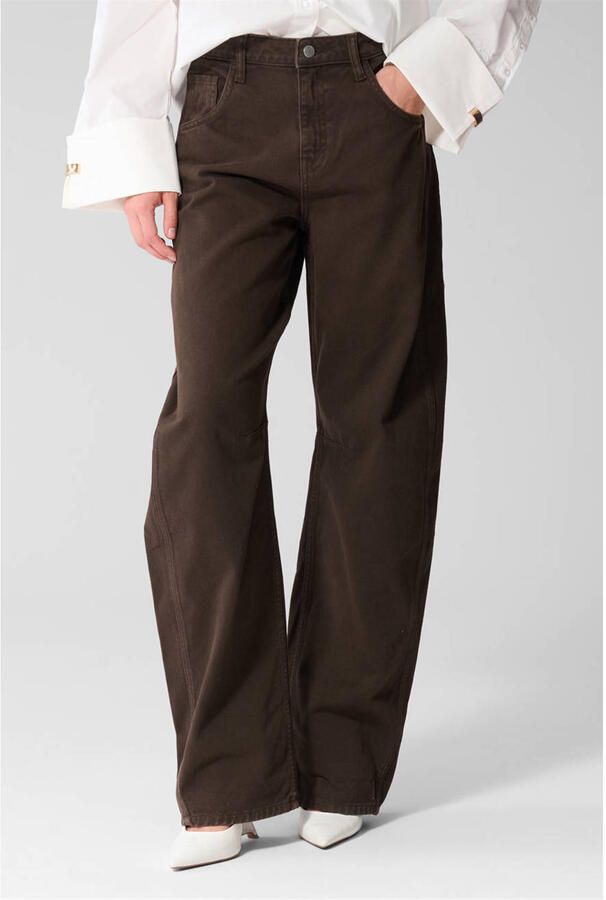 Shoeby barrel jeans bruin