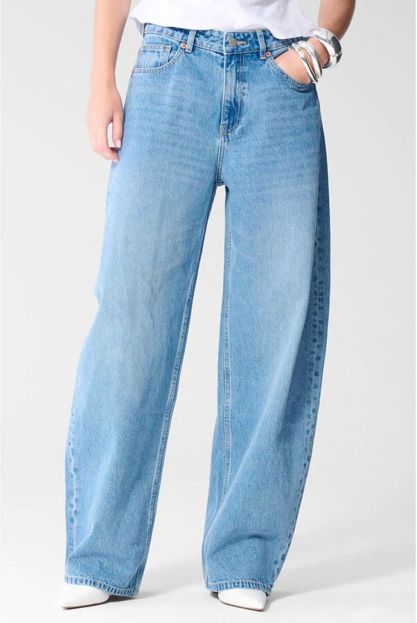 Shoeby barrel jeans mediumblauw
