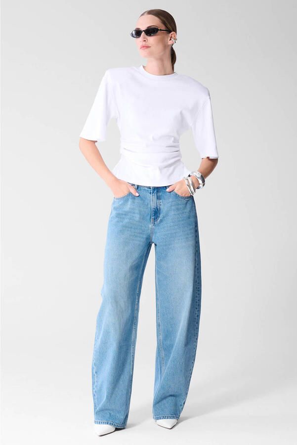 Shoeby barrel jeans mediumblauw - Foto 3