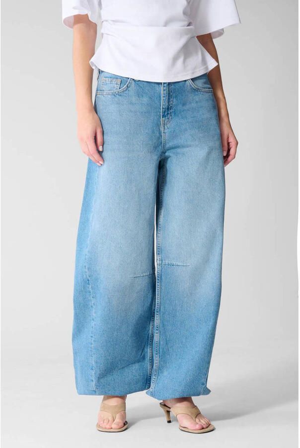 Shoeby barrel jeans mediumblauw