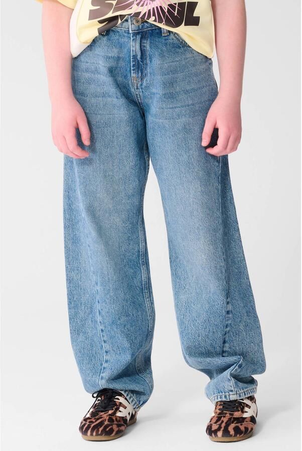 Shoeby barrel jeans middelblauw