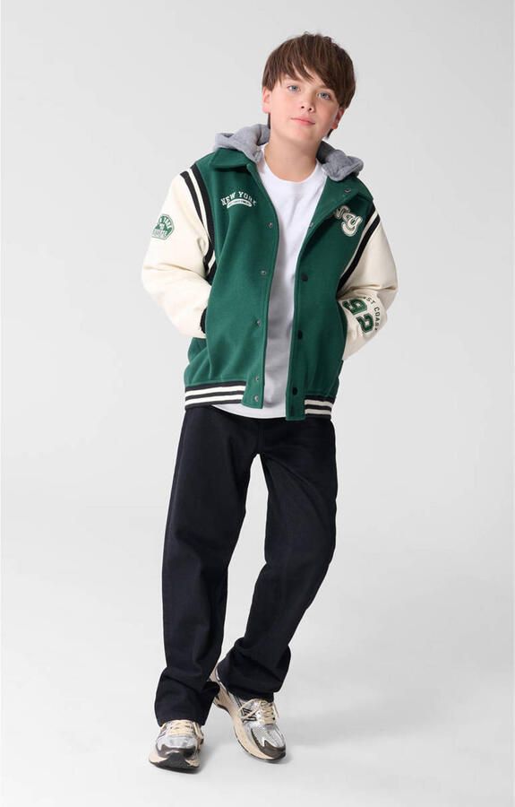 Shoeby baseball jack met tekst groen wit