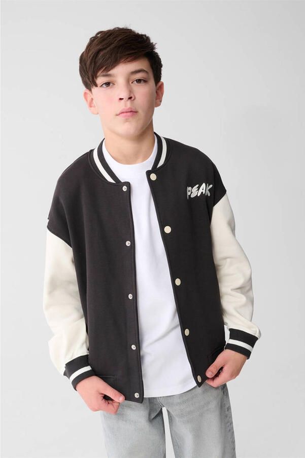 Shoeby baseball jacket antraciet