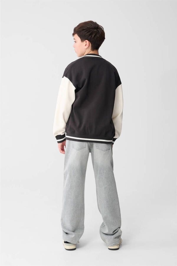 Shoeby baseball jacket antraciet - Foto 2