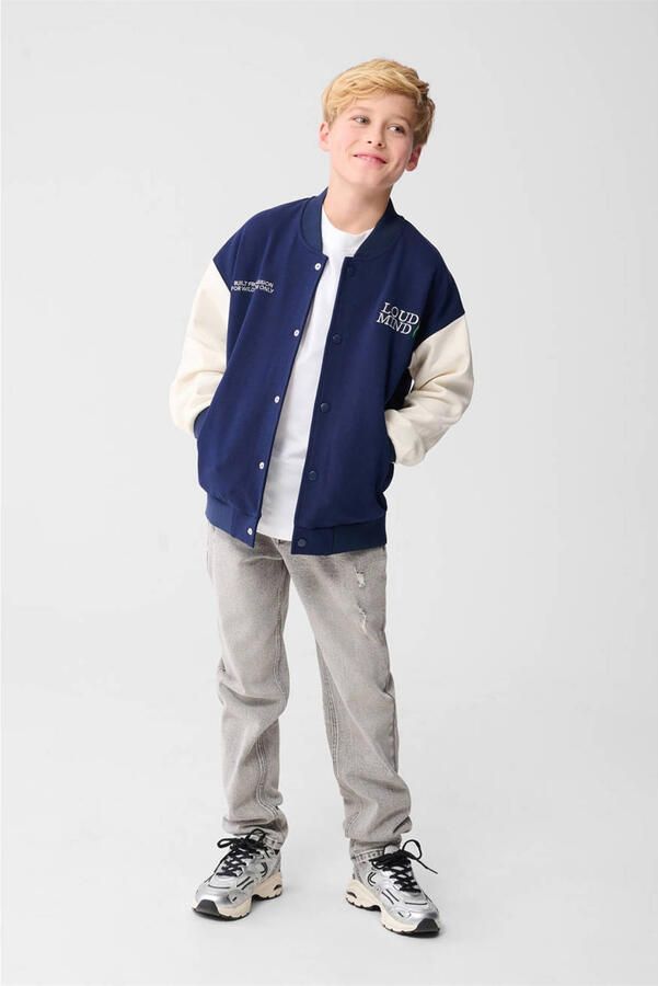 Shoeby baseball jacket blauw - Foto 3