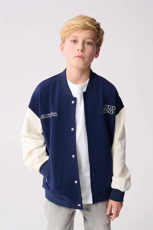 Shoeby baseball jacket blauw