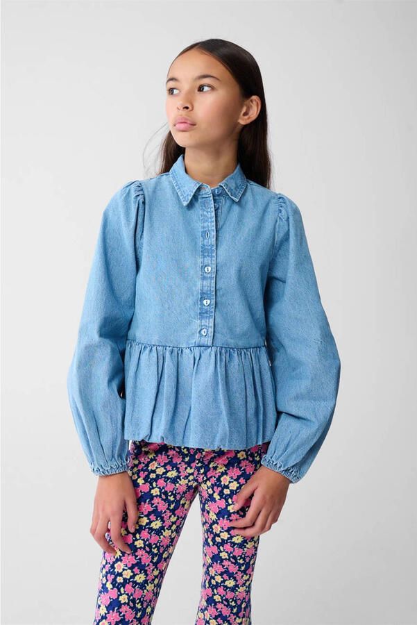 Shoeby blouse blauw - Foto 3