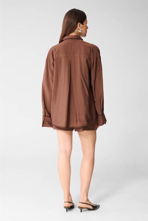 Shoeby blouse bruin - Foto 3