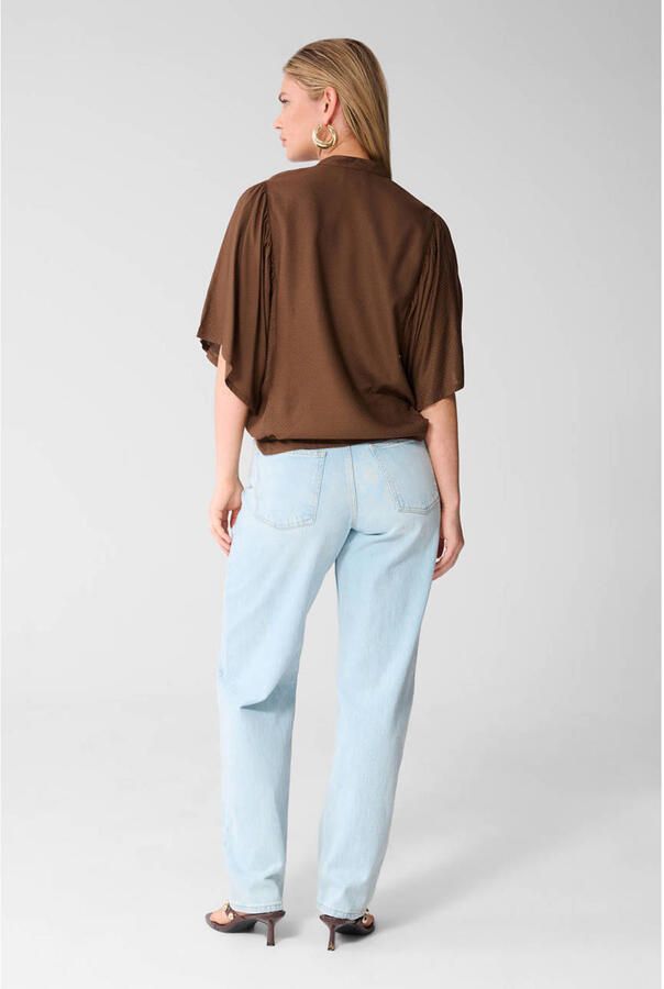 Shoeby blouse bruin - Foto 3