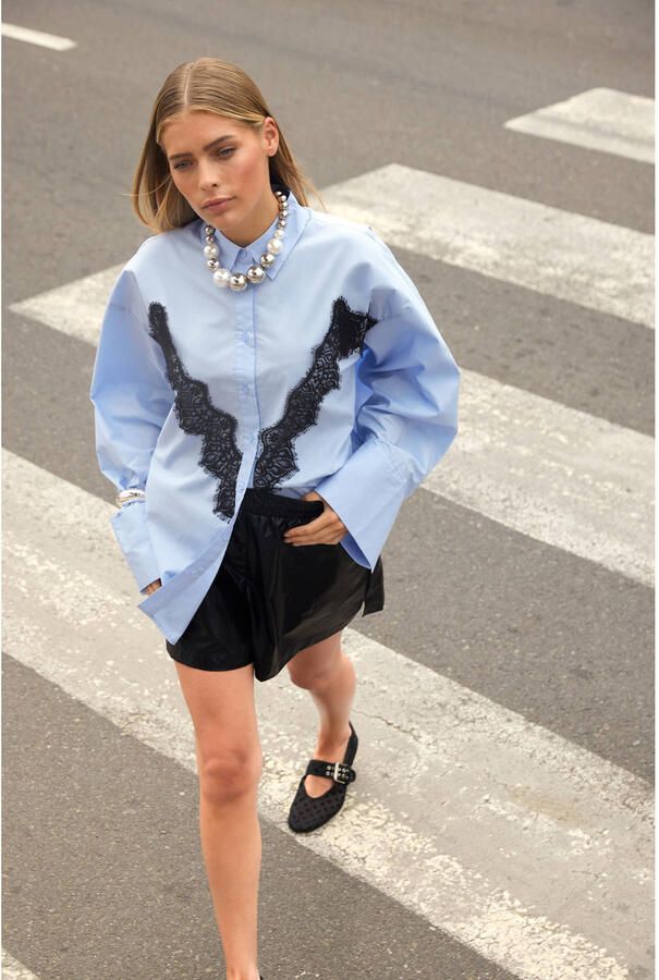 Shoeby blouse lichtblauw - Foto 2