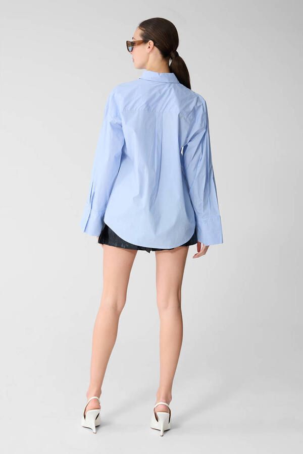 Shoeby blouse lichtblauw - Foto 3