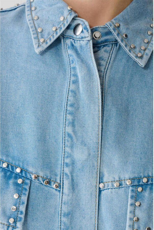 Shoeby blouse light blue denim - Foto 3