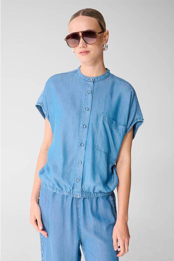 Shoeby blouse medium blue denim