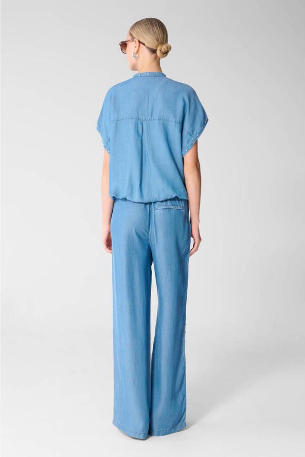 Shoeby blouse medium blue denim - Foto 3