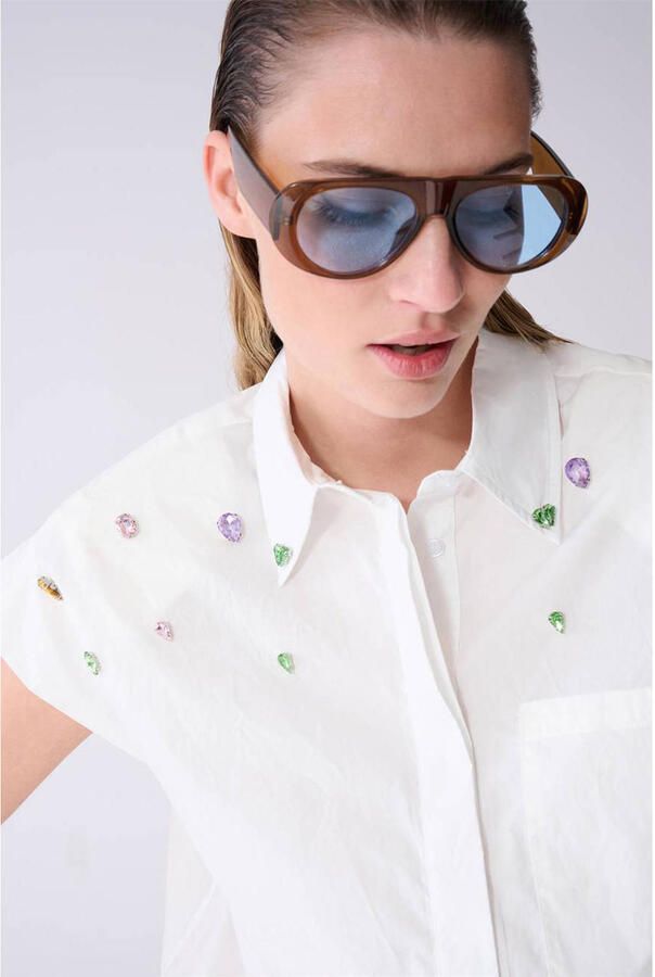 Shoeby blouse wit - Foto 3