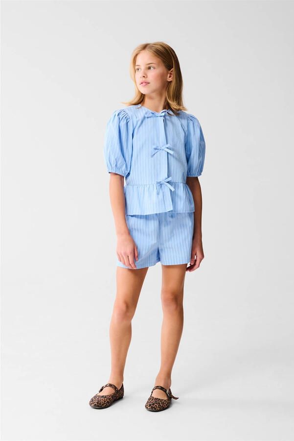Shoeby blousetop lichtblauw - Foto 3