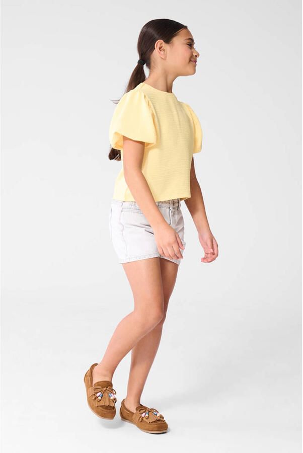 Shoeby blousetop lichtgeel
