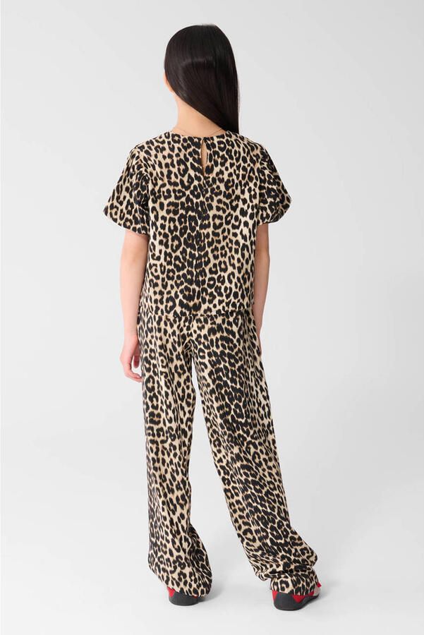Shoeby blousetop met panterprint bruin - Foto 3