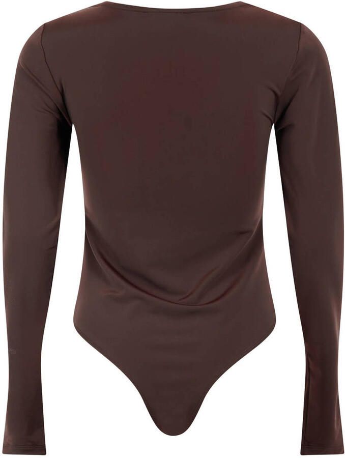 Shoeby bodytop donkerbruin - Foto 2