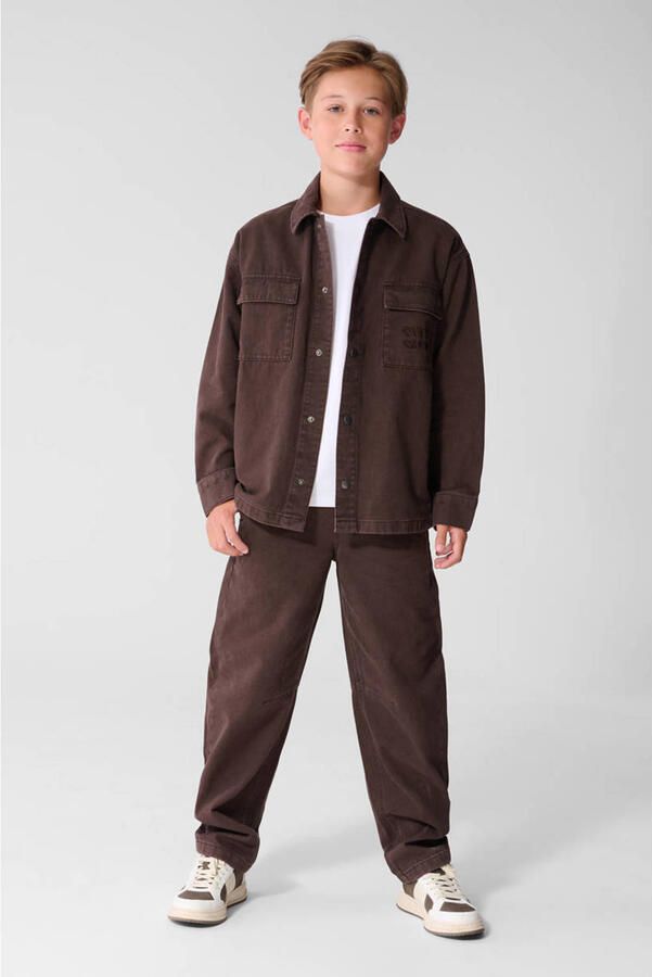 Shoeby casual broek bruin - Foto 3