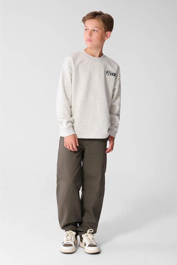 Shoeby barrel casual broek donkergroen - Foto 2