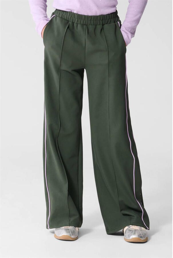 Shoeby casual broek donkergroen