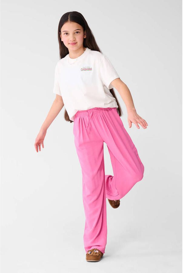 Shoeby casual broek roze - Foto 3
