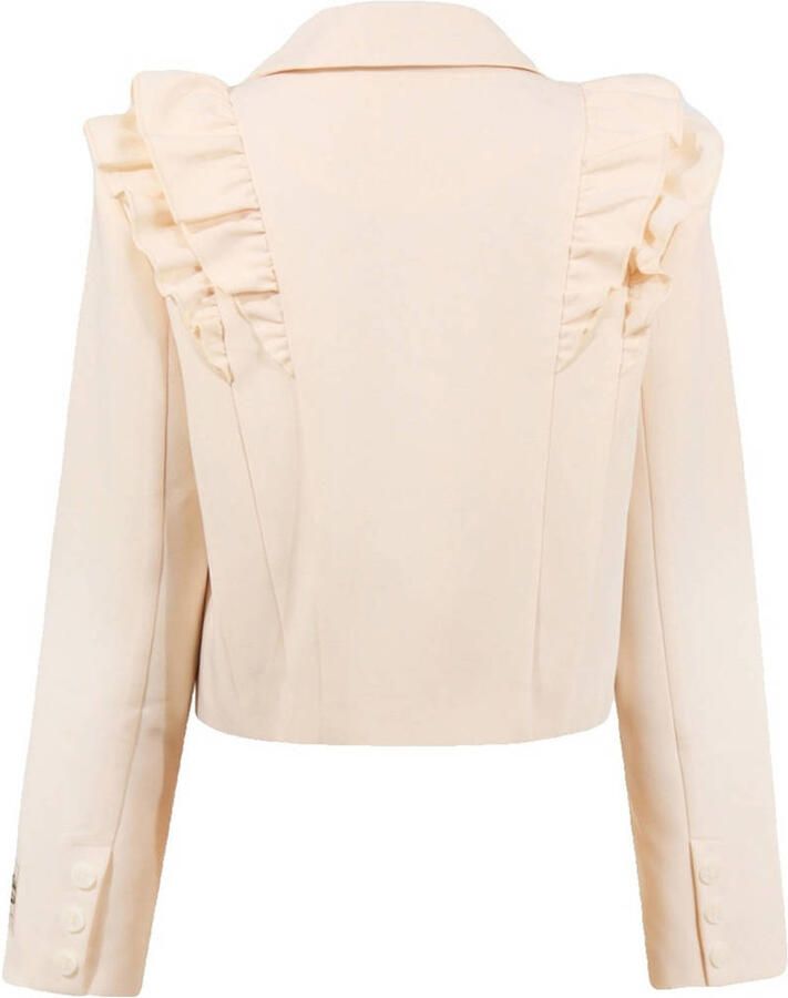 Shoeby cropped blazer geel - Foto 2