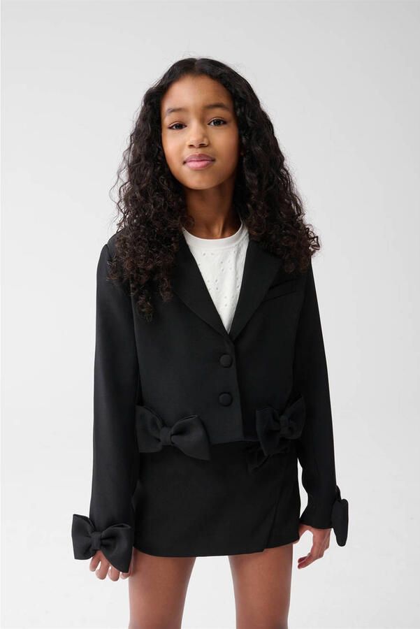 Shoeby cropped blazer zwart